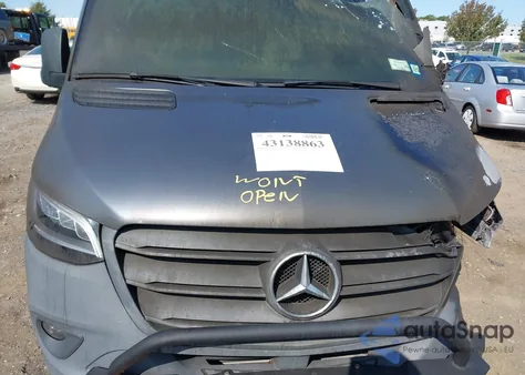2021 Mercedes-Benz Sprinter Standard Roof V6 from USA, damaged, VIN W1W4EBVY4MT074530